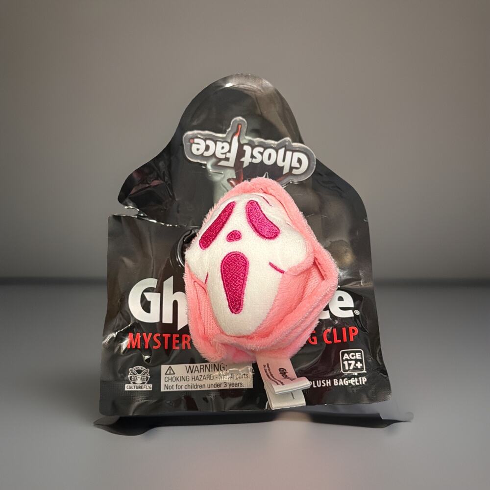 🔥Culturefly Ghost face Mystery Plush Bag Clip BNWT🔥